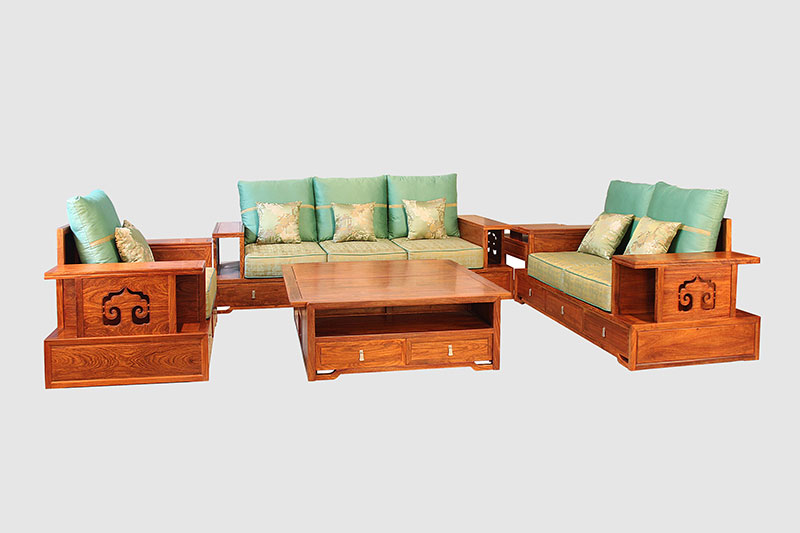 大理中式实木沙发简直太美了